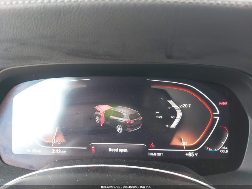 2022 BMW X5 Sdrive40I VIN: 5UXCR4C02N9N06971 Lot: 45292785
