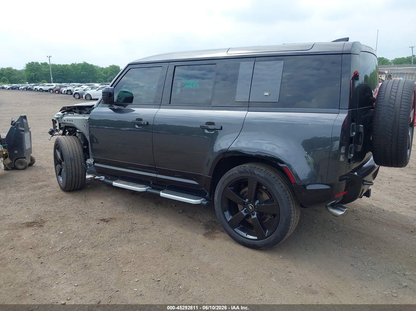 Vin: saleweee0p2119986, lot: 45790647, land rover defender 110 carpathian edition/110 v8 20233