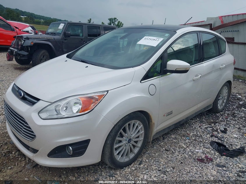 Vin: 1fadp5cu9dl537758, lot: 45790648, ford c-max energi sel 20132