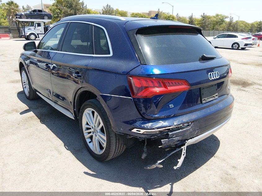 2018 Audi Q5 2.0T Premium/2.0T Tech Premium VIN: WA1BNAFY5J2113150 Lot: 45292823
