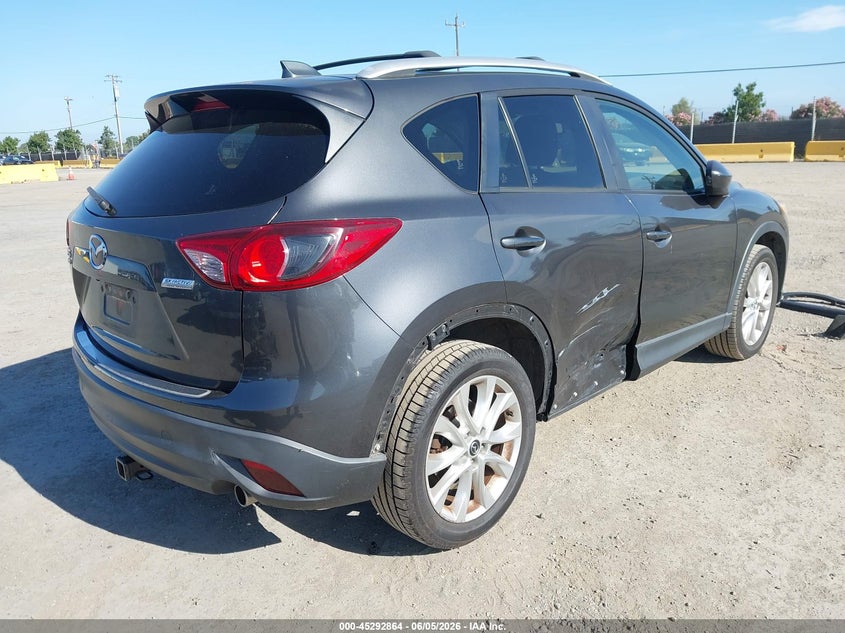 Vin: jm3ke4dy9e0309157, lot: 45790700, mazda cx-5 grand touring 20144