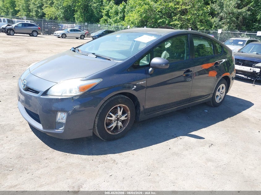 Vin: jtdkn3du7b0287400, lot: 45790732, toyota prius two 20112