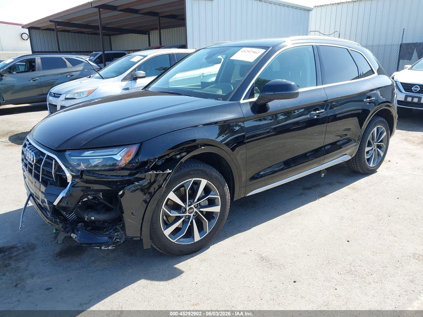 Vin: wa1aaafy6m2030550, lot: 45790738, audi q5 premium 45 tfsi quattro s tronic 20212