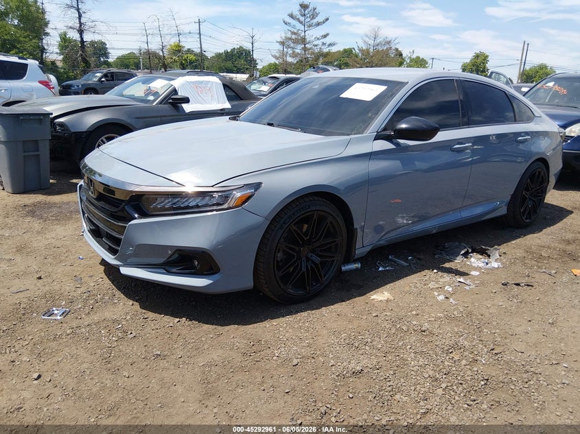 2022 HONDA ACCORD 1.5L I-4 DI, DOHC, V(VIN: 1HGCV1F33NA030263