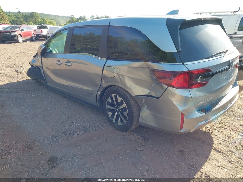 Vin: 5fnrl6h60sb056731, lot: 45790799, honda odyssey ex-l 20253