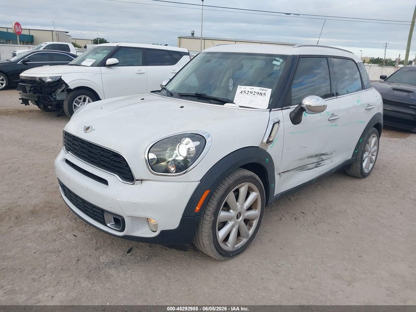 Vin: wmwzc3c58ewt00555, lot: 45790821, mini countryman cooper s 20142