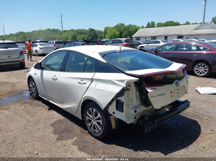 Vin: jtdkarfp9l3161142, lot: 45790827, toyota prius prime xle 20203