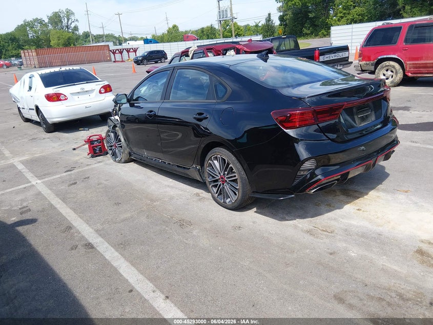 Vin: 3kpf44ac2pe518336, lot: 45790838, kia forte gt 20233