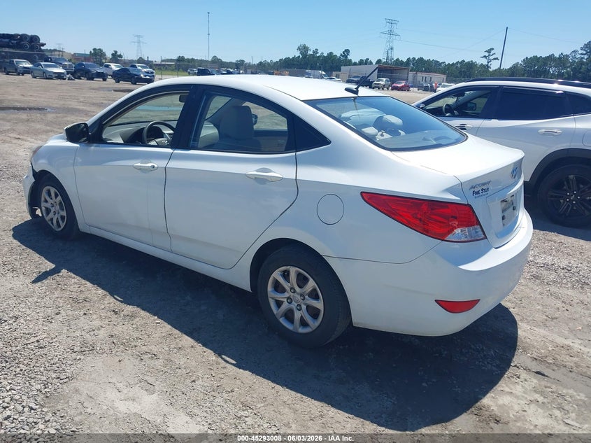 Vin: kmhct4ae3du551488, lot: 45790843, hyundai accent gls 20133
