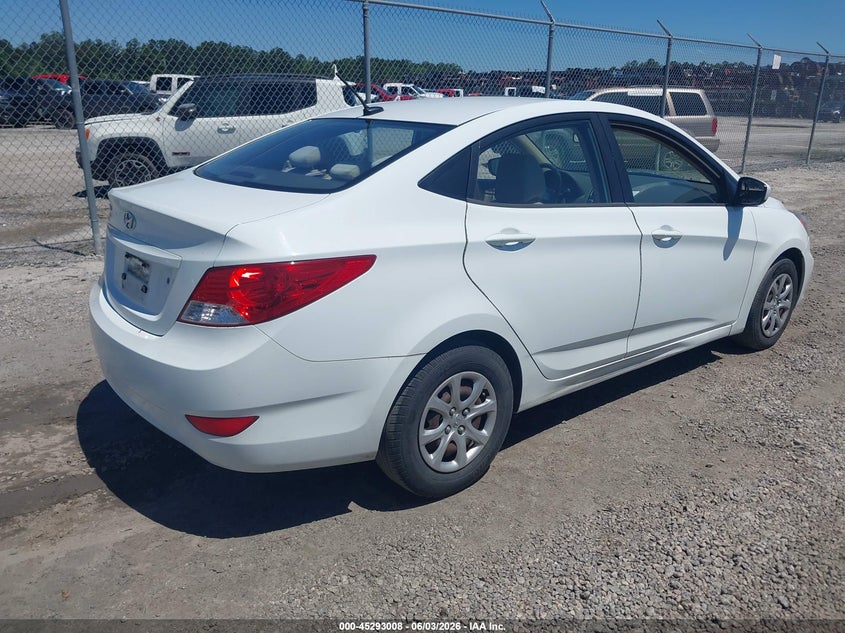 Vin: kmhct4ae3du551488, lot: 45790843, hyundai accent gls 20134