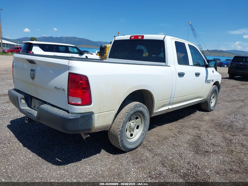 Vin: 1c6rr7ft4hs544337, lot: 45790845, ram 1500 tradesman  4x4 6'4 box 20174