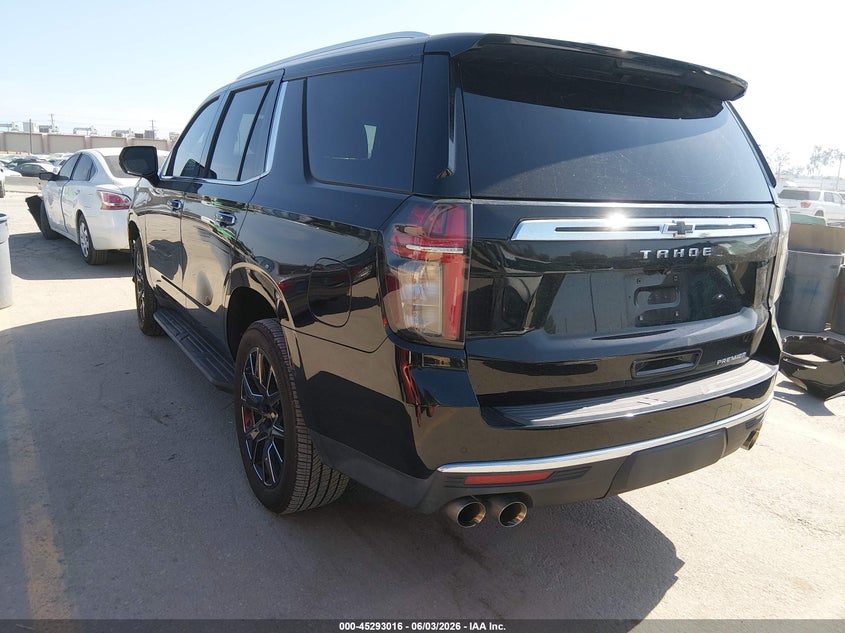 Vin: 1gnskskd2mr484020, lot: 45790852, chevrolet tahoe 4wd premier 20213