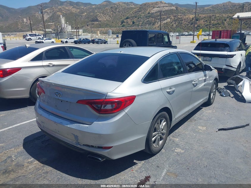Vin: 5npe24af2hh470670, lot: 45790860, hyundai sonata 20174