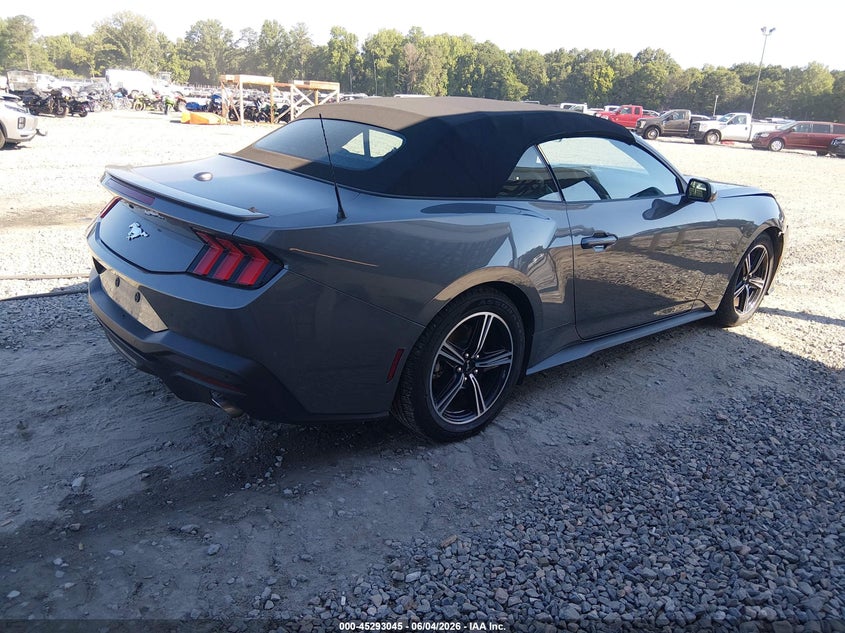 Vin: 1fagp8uh3s5117799, lot: 45790881, ford mustang ecoboost premium 20254