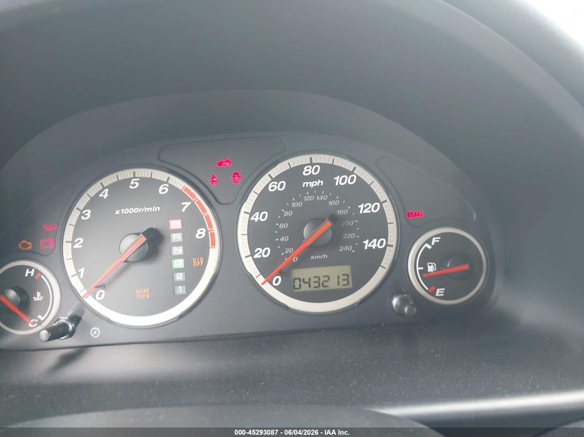 2004 HONDA CR-V SPORT UTILITY VEHICLE 2.4L I-4 DOHC, VVT, 160HP