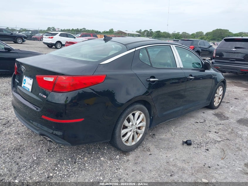 Vin: 5xxgn4a71eg345708, lot: 45790936, kia optima ex 20144