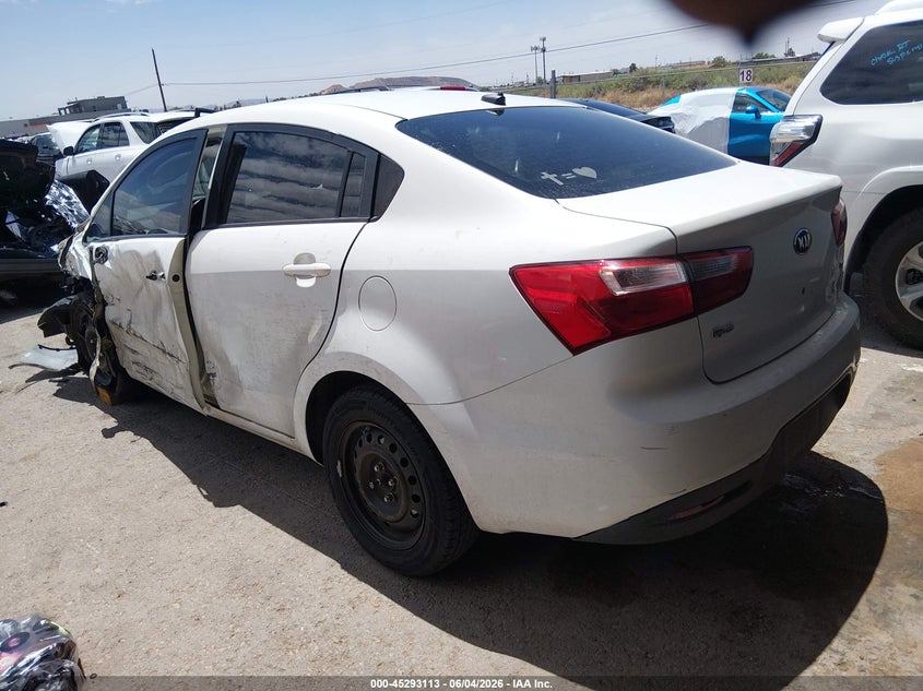 Vin: knadm4a33d6291440, lot: 45790949, kia rio lx 20133