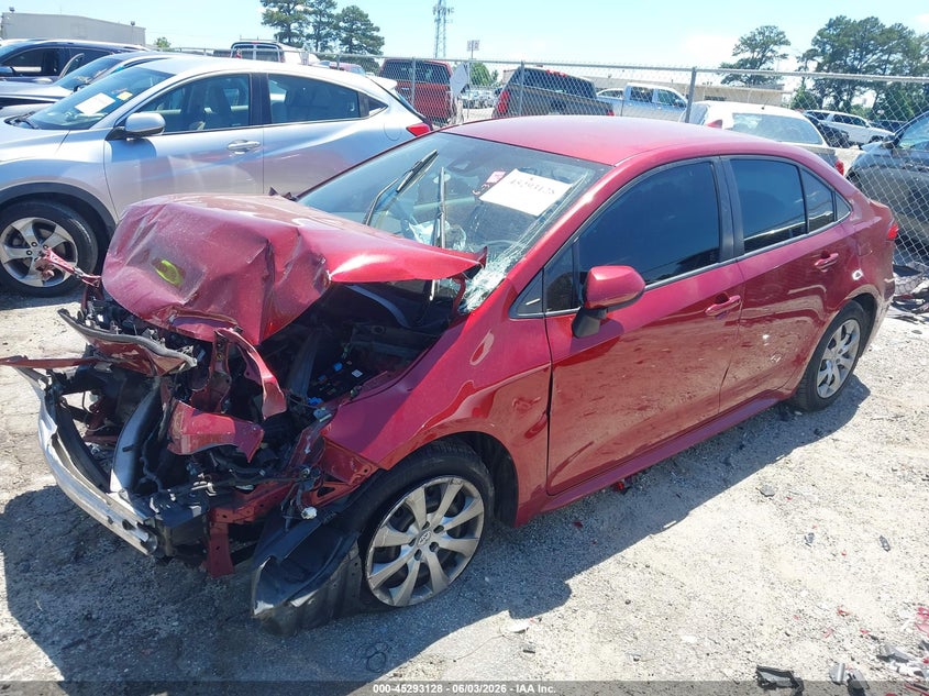 Vin: jtdepmae5nj194626, lot: 45790964, toyota corolla le 20222