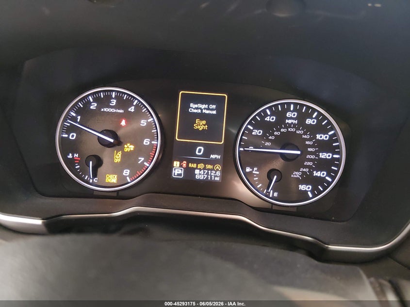 2020 SUBARU OUTBACK 2.4L H-4 DI, DOHC, V(VIN: 4S4BTGND8L3192500