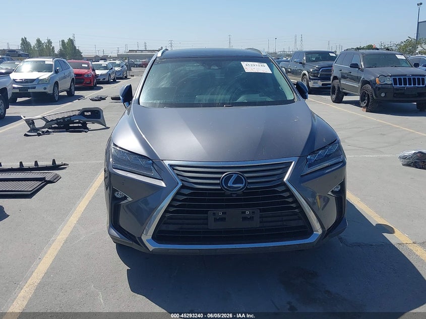 2017 Lexus Rx 3.5 Rx 350 grey Lot 111045293240 Vin 2T2BZMCA8HC063306