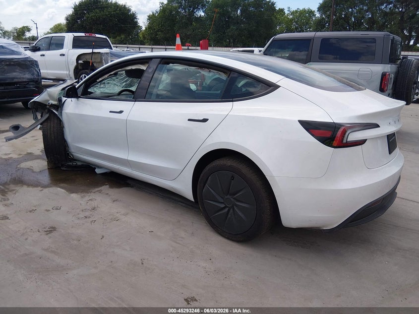 Vin: 5yj3e1eaxtf142335, lot: 45791082, tesla model 3 premium rear-wheel drive/rear-wheel drive 20263