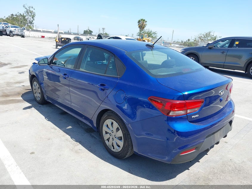 Vin: 3kpa24ad4le327763, lot: 45791085, kia rio s 20203