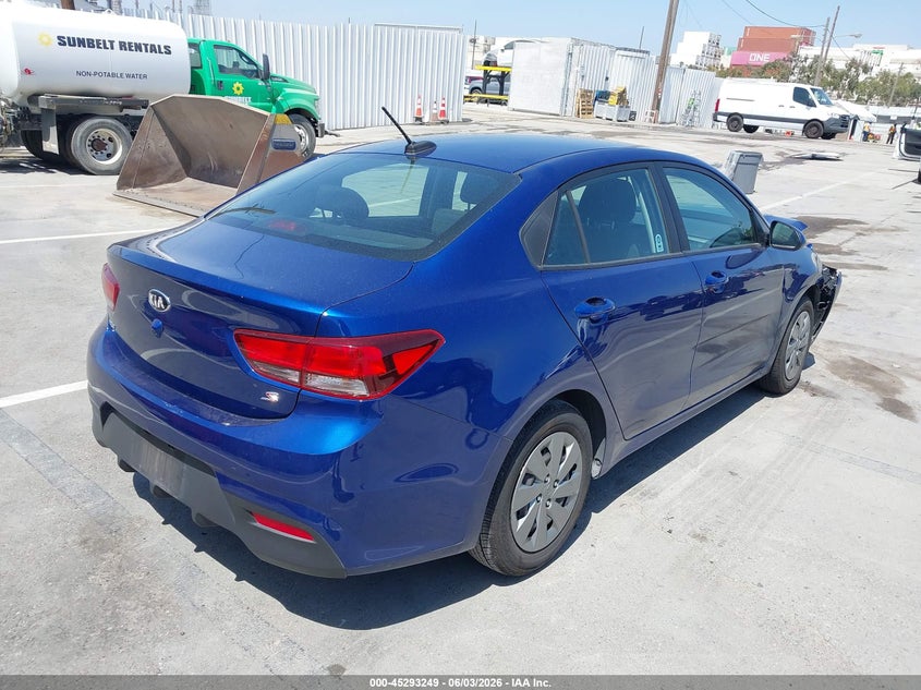 Vin: 3kpa24ad4le327763, lot: 45791085, kia rio s 20204