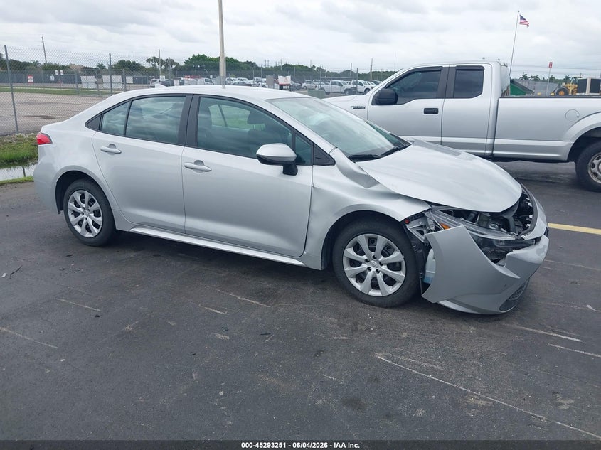 Vin: 5yfepmae3mp209165, lot: 45791087, toyota corolla le 20211