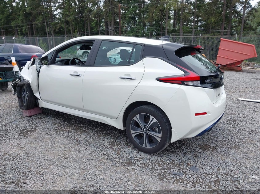 Vin: 1n4bz1cv0nc555277, lot: 45791100, nissan leaf sv plus 62 kwh 20223