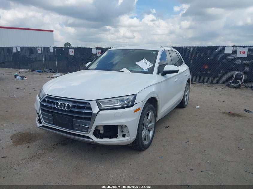 Vin: wa1anafy7k2050372, lot: 45791107, audi q5 45 premium 20192