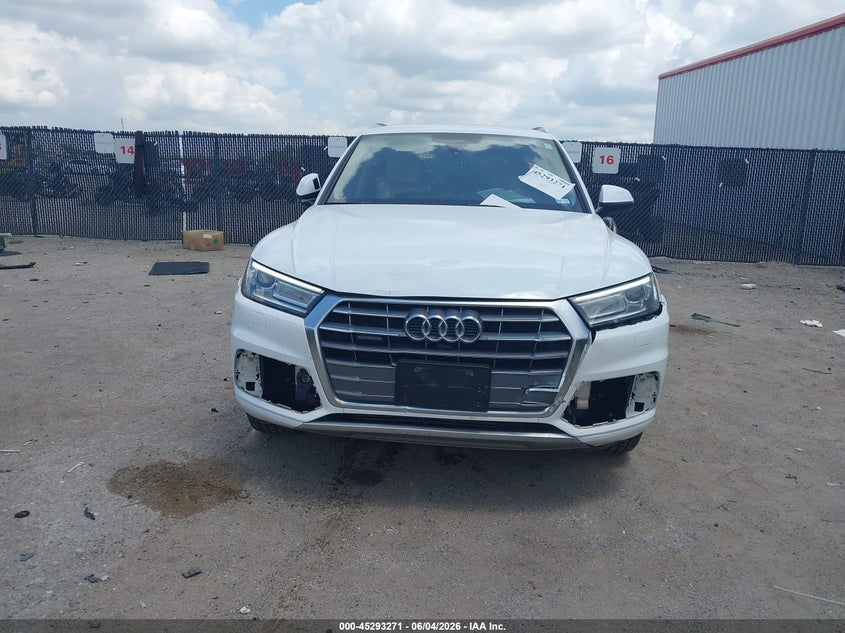 2019 Audi Q5 45 Premium VIN: WA1ANAFY7K2050372 Lot: 45293271