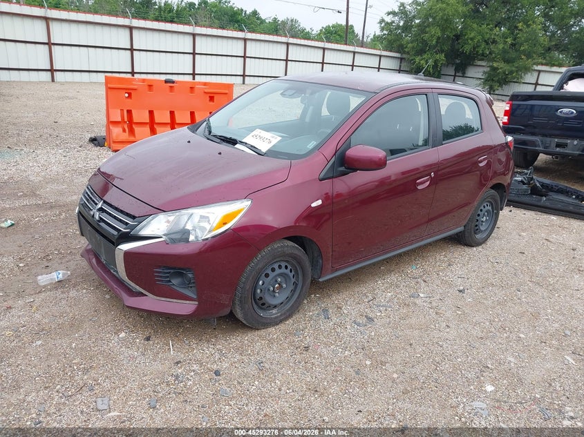 Vin: ml32auhj5rh034530, lot: 45791112, mitsubishi mirage es/le 20242