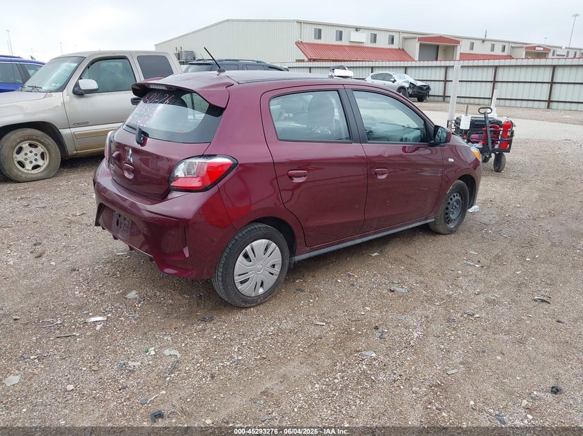 Vin: ml32auhj5rh034530, lot: 45791112, mitsubishi mirage es/le 20244