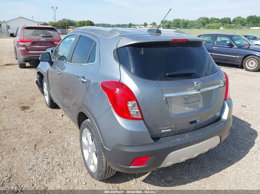 Vin: kl4cjbsb0fb133661, lot: 45791123, buick encore convenience 20153