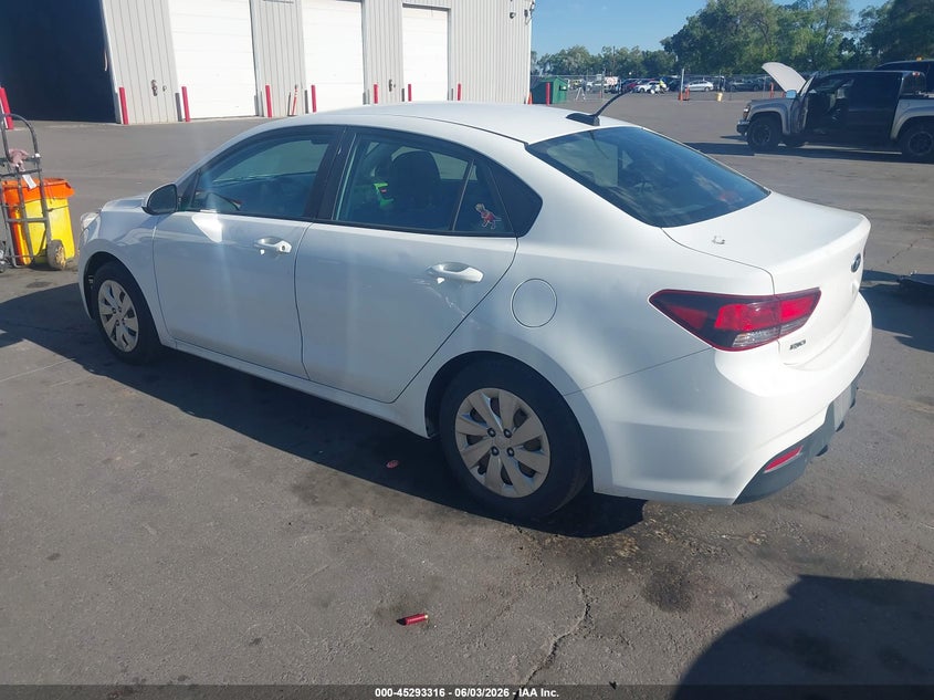 Vin: 3kpa24ab7je077852, lot: 45791152, kia rio s 20183