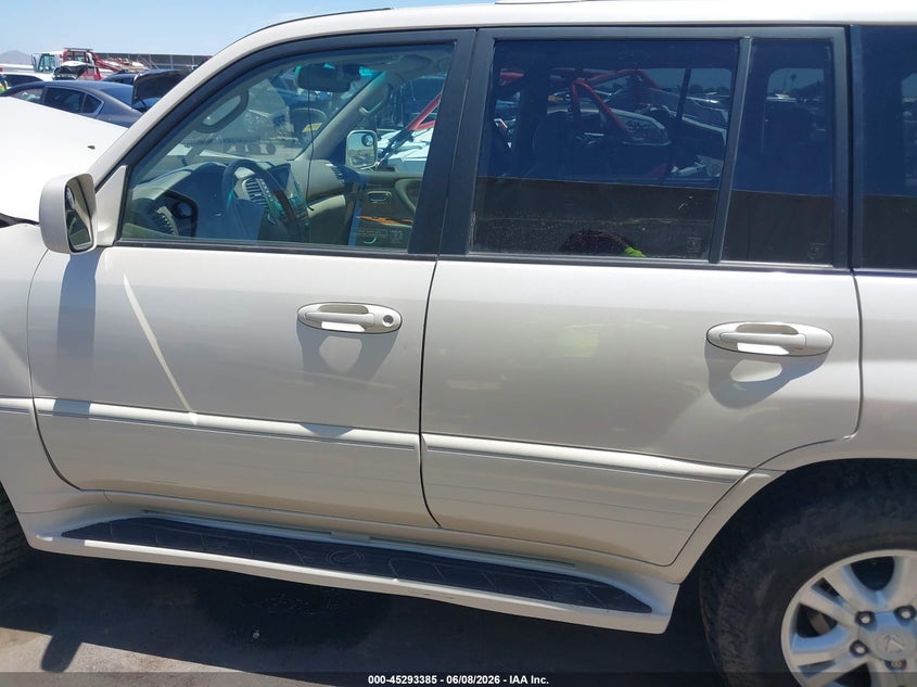 2004 Lexus Lx 470 VIN: JTJHT00W443540743 Lot: 45293385