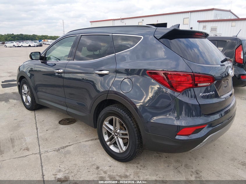 Vin: 5xyzu3lb7jg528611, lot: 45791244, hyundai santa fe sport 2.4l 20183