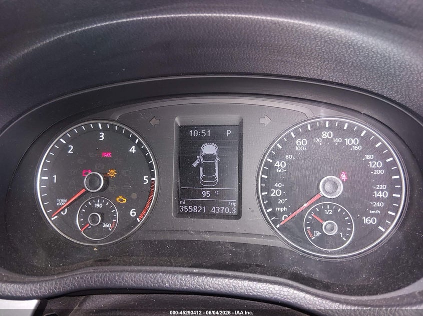 2015 Volkswagen Passat 2.0L Tdi Se VIN: 1VWBV7A33FC051203 Lot: 45293412