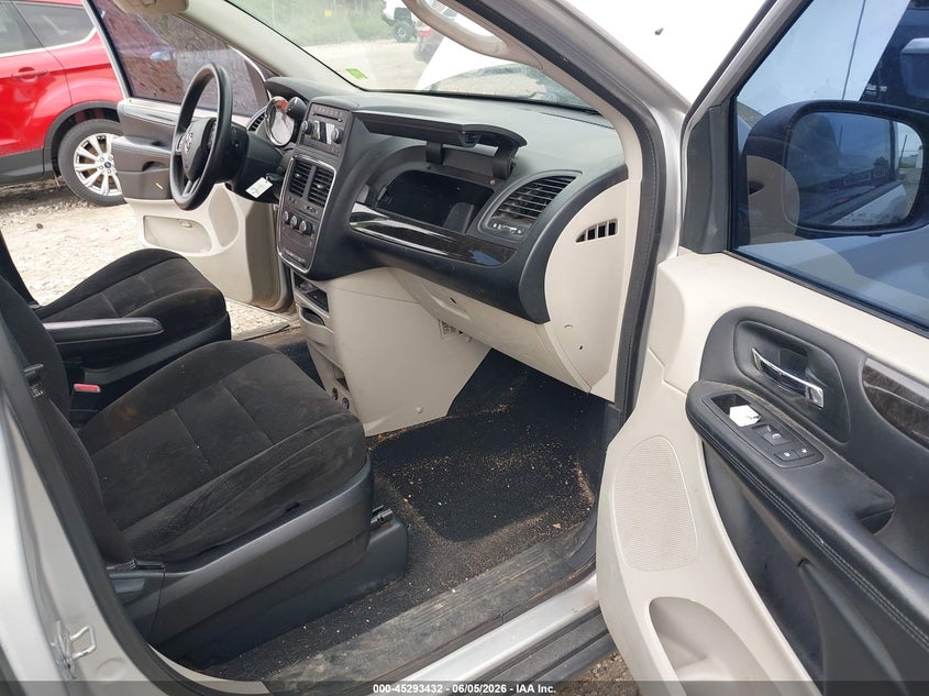 2012 Dodge Caravan 3.6 Grand Se/Avp silver Lot 111045293432 Vin 2C4RDGBG6CR243952
