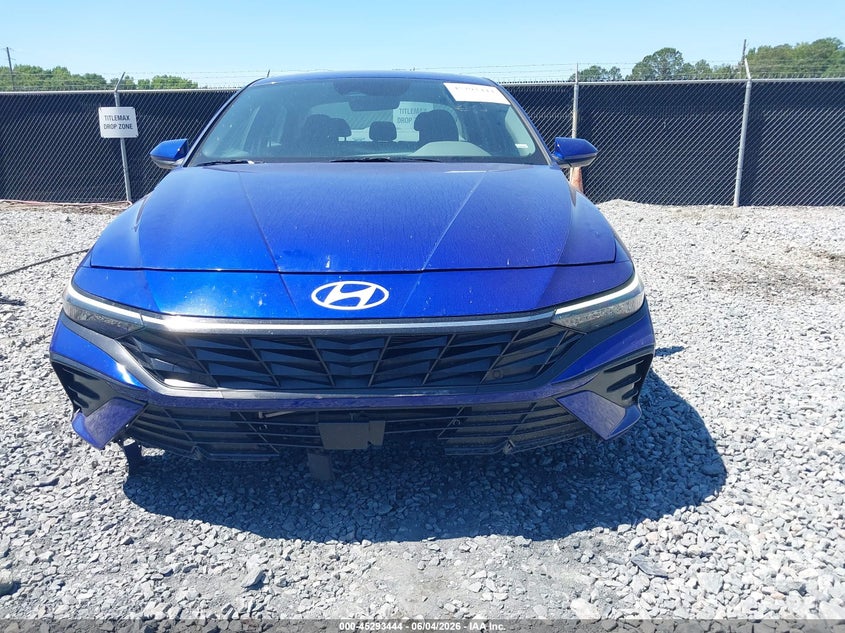 2025 Hyundai Elantra Sel Convenience VIN: KMHLS4DG1SU876475 Lot: 45293444