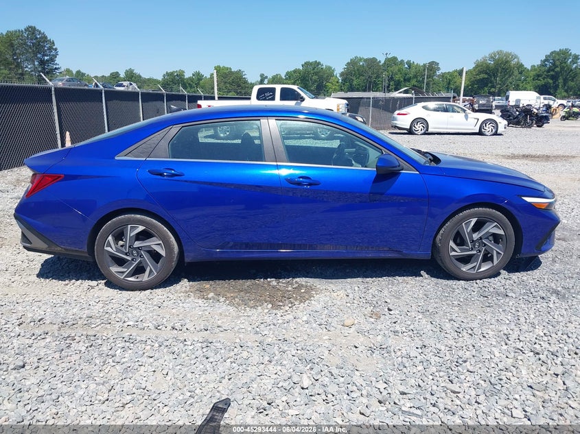 2025 Hyundai Elantra Sel Convenience VIN: KMHLS4DG1SU876475 Lot: 45293444