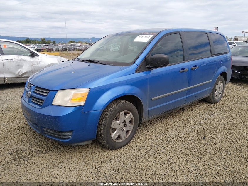 2008 Dodge Grand Caravan Se VIN: 2D8HN44H48R724627 Lot: 45293462
