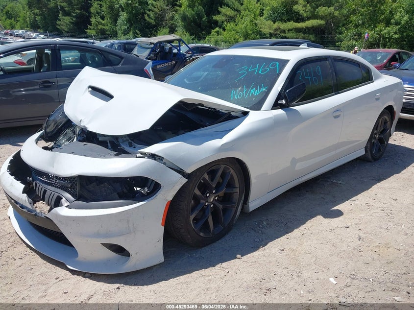 Vin: 2c3cdxhg6mh603469, lot: 45791305, dodge charger gt 20212