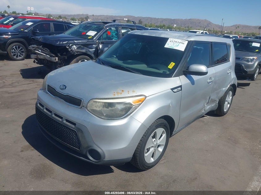 Vin: kndjn2a25f7777906, lot: 45791332, kia soul 20152