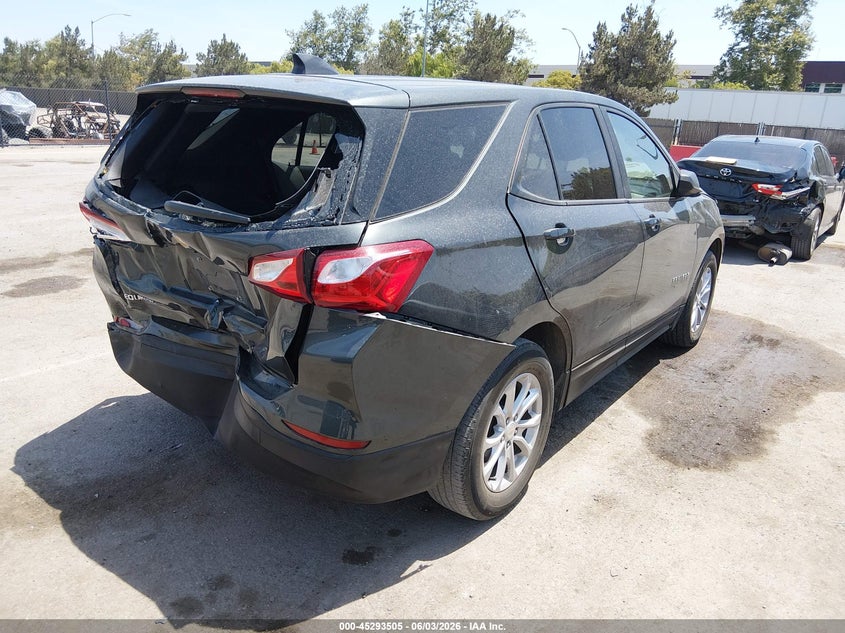 Vin: 3gnaxhevxls676527, lot: 45791341, chevrolet equinox fwd ls 20204