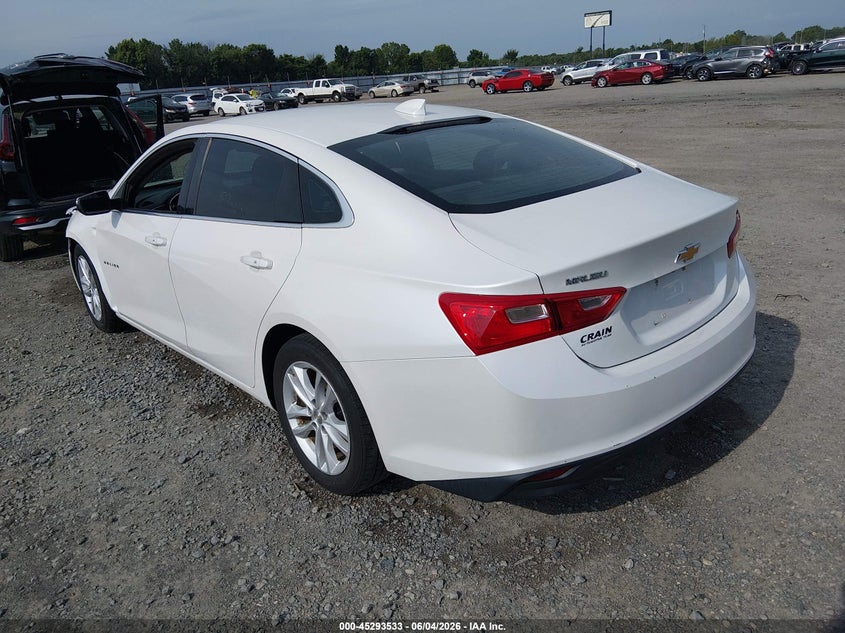 Vin: 1g1zd5st5jf227871, lot: 45791369, chevrolet malibu lt 20183