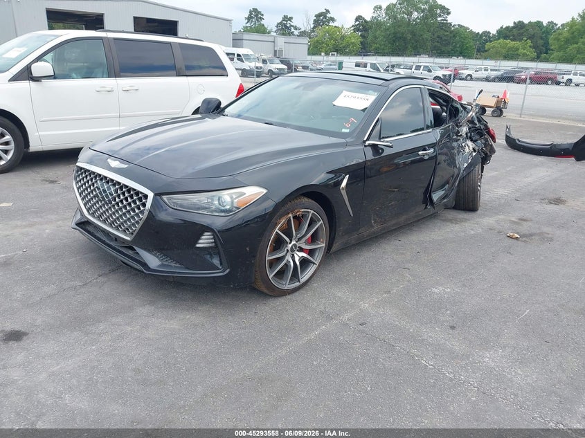 Vin: kmtg74le3ku037596, lot: 45791394, genesis g70 20192