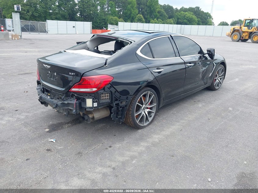 Vin: kmtg74le3ku037596, lot: 45791394, genesis g70 20194