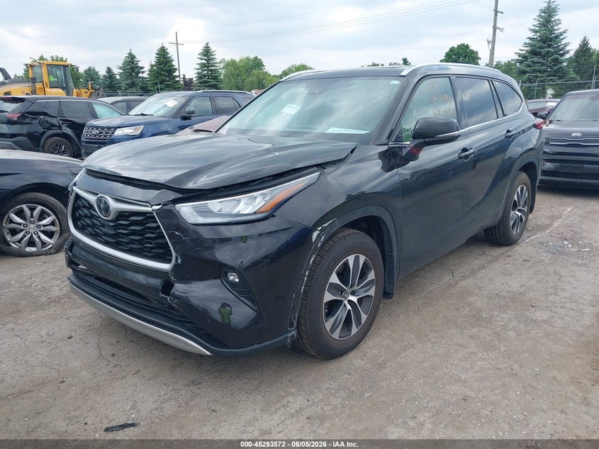 Vin: 5tdhzrbhxls035940, lot: 45791408, toyota highlander xle 20202