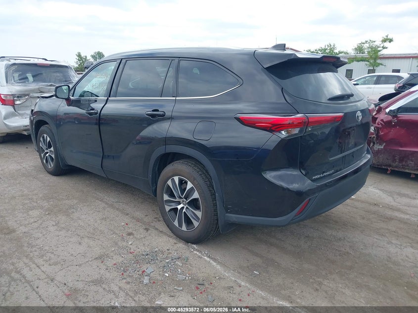 Vin: 5tdhzrbhxls035940, lot: 45791408, toyota highlander xle 20203